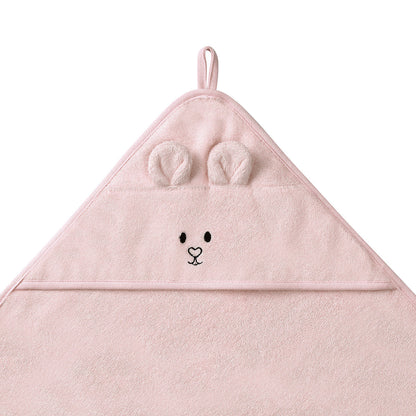 Capa De Baño Bamboo Xl Para Bebés Conejito Rose_3
