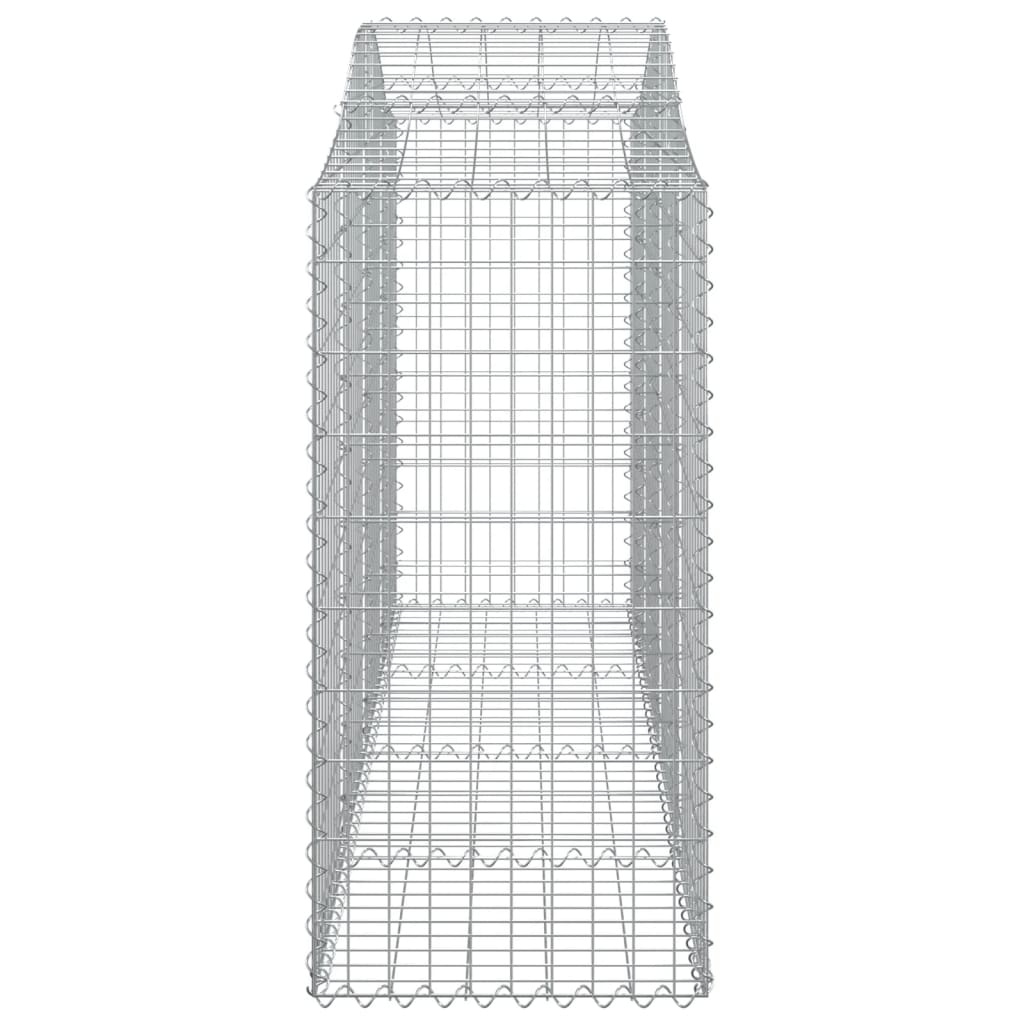 Cestas De Gaviones 3 Uds Forma De Arco Hierro 200x50x120/140 Cm_4