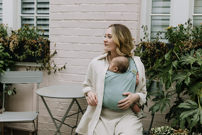 Fular Mochila Portabebé Boba Bliss. Sea Mist