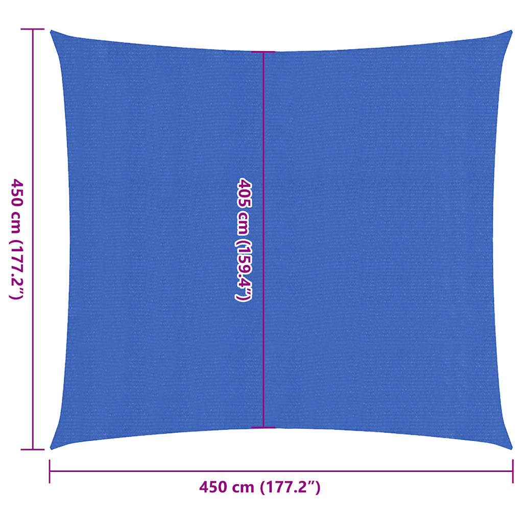 Vidaxl Toldo De Vela Cuadrado Hdpe Azul 160 G/m² 4,5x4,5 M_2