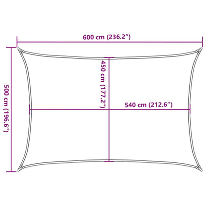 Vidaxl Toldo De Vela Hdpe Verde Claro 160 G/m² 5x6 M_2