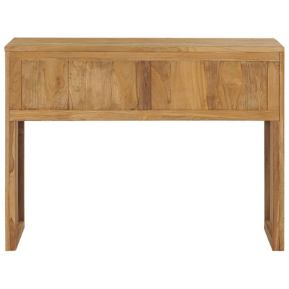 Mesa Consola De Madera Maciza De Teca 100x35x75 Cm_2
