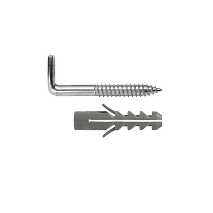 Kit Sanitario Alcayata Con Taco Expansión Ø 10 X 50 Mm. Fijación Calentadores / Termos De Agua_0