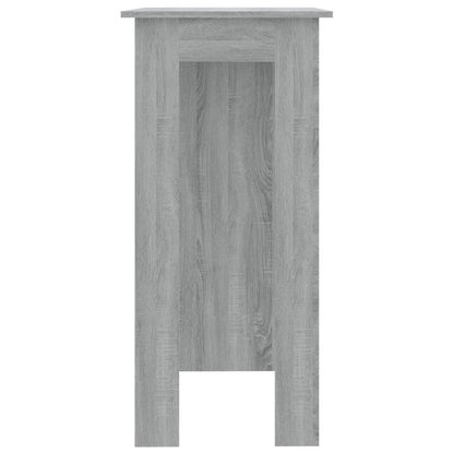 Mesa Alta Con Estante Gris Sonoma 102x50x103,5 Cm_2