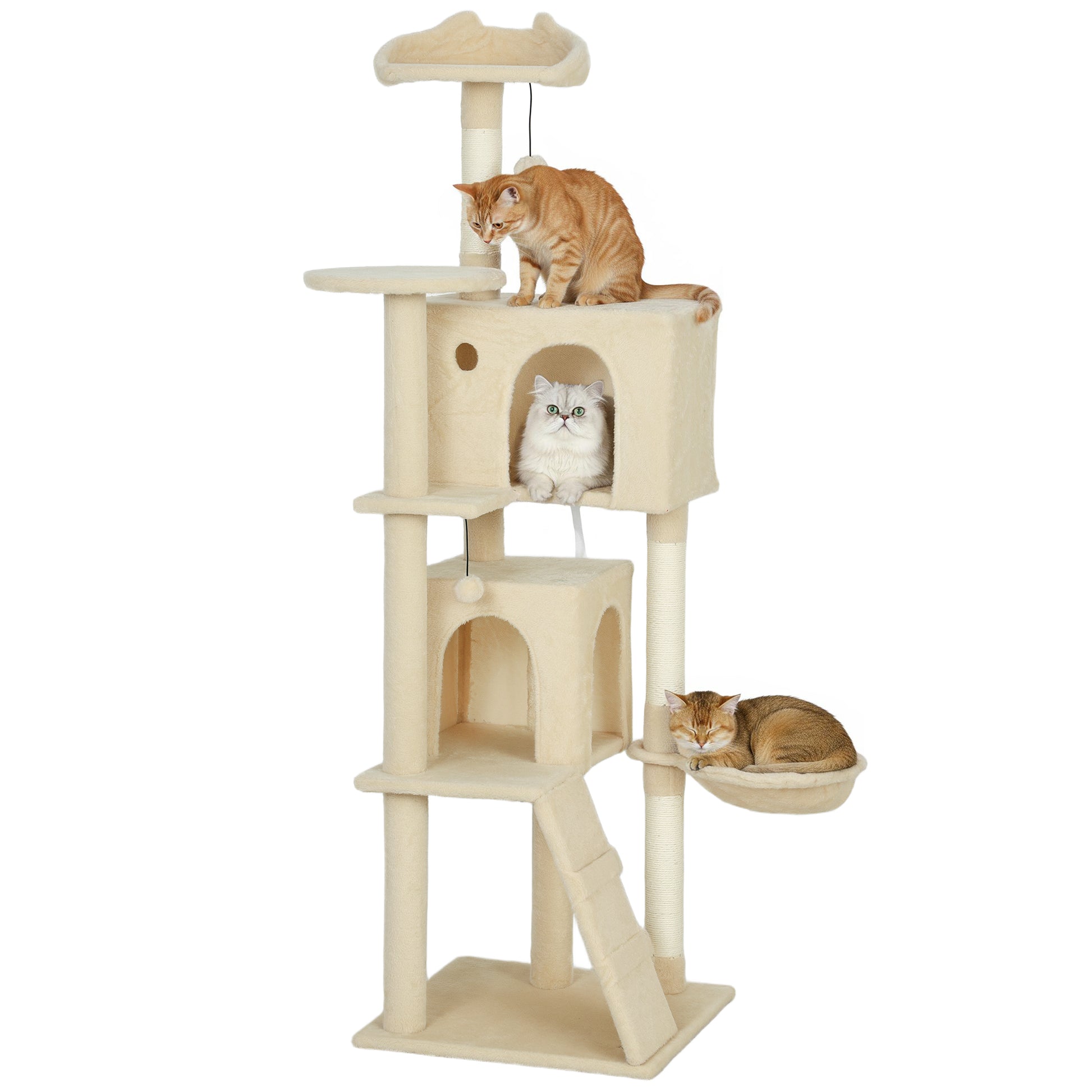 Pawhut Árbol Rascador Para Gatos_0