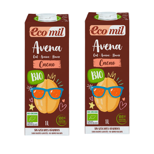 Pack 2uds Bebida de Avena Choco Ecomil 1 L
