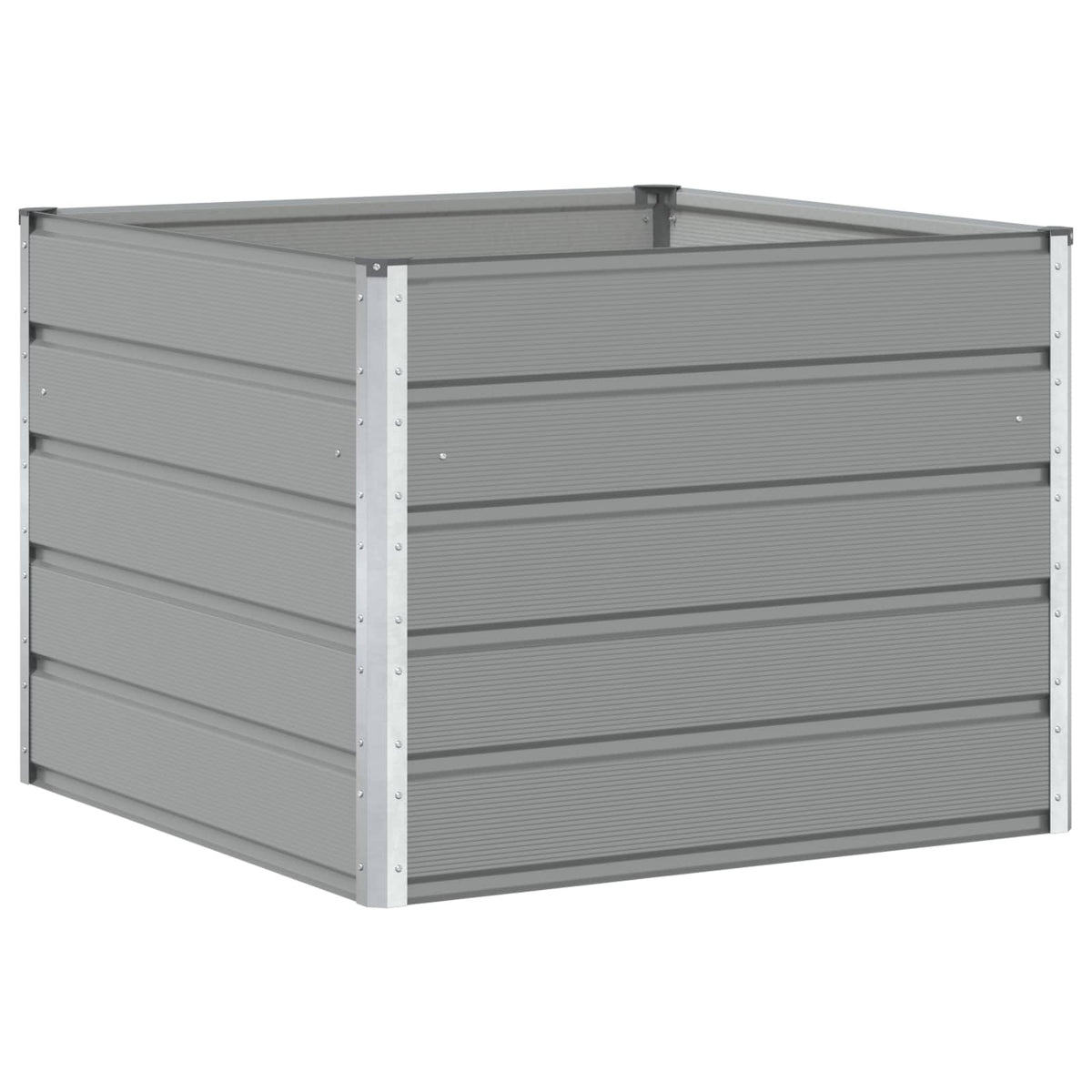 Jardinera Gris Claro 100 X 100 X 75 Cm Acero_0