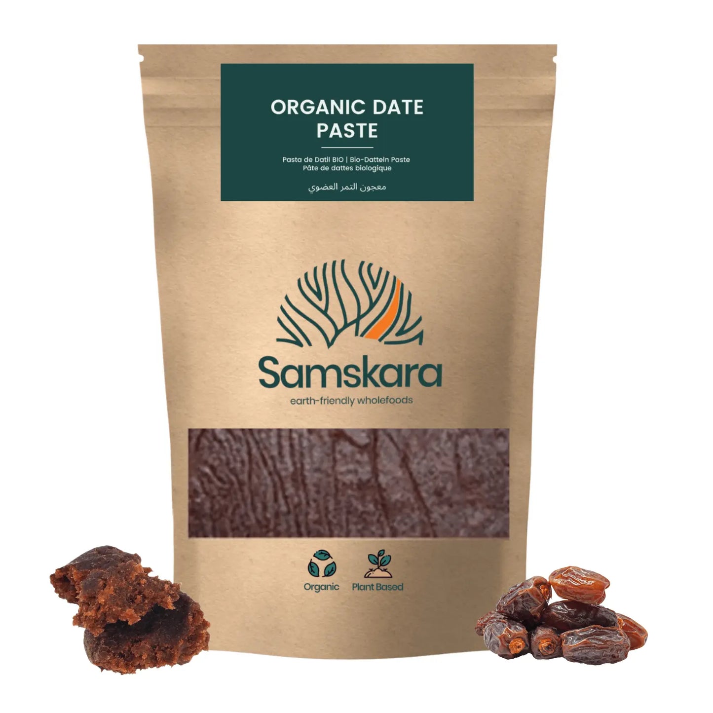 Pasta De Dátiles Suave Bio - 1kg | Superalimento Ecológico Vegano Para Batidos, Smoothies Y Zumos_0