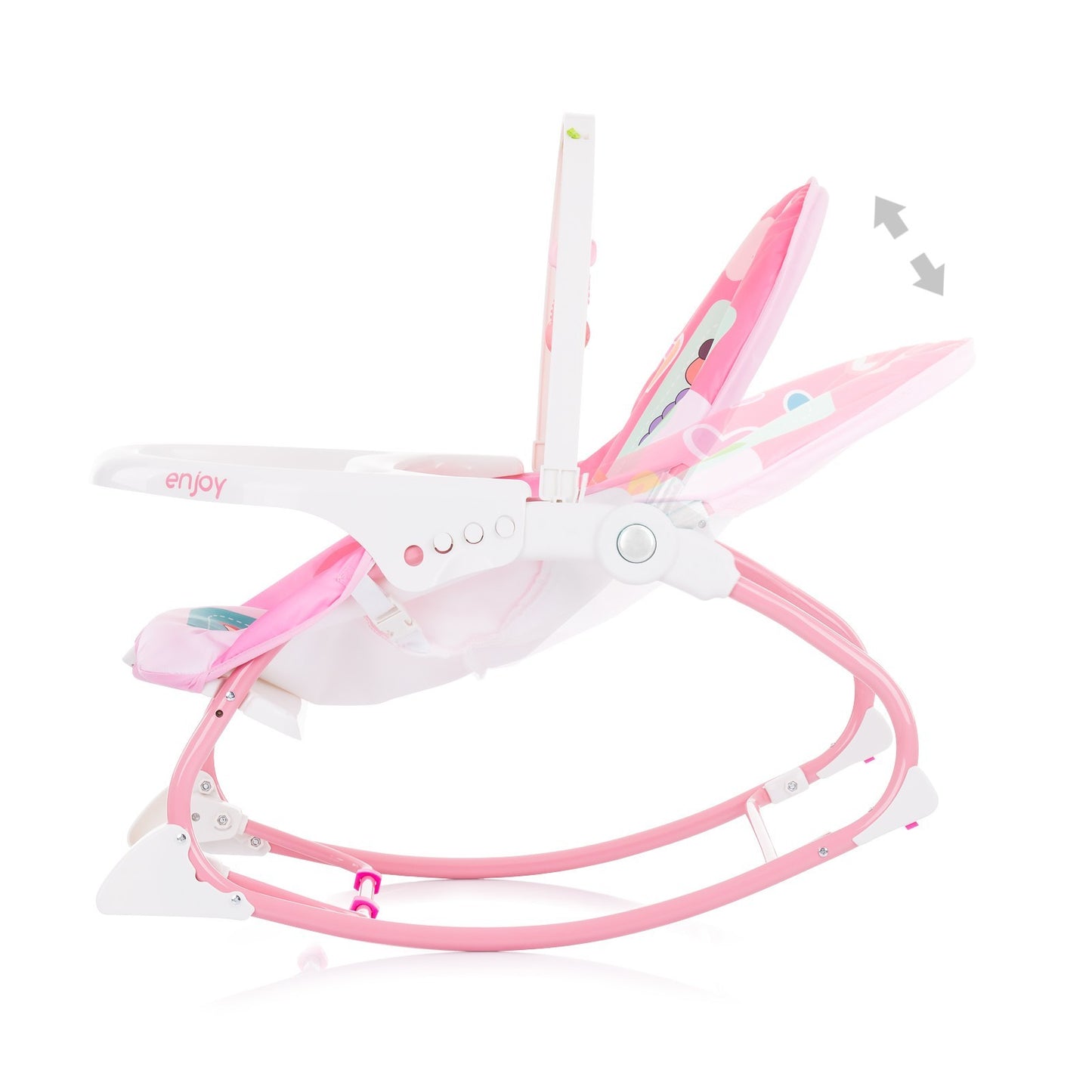 Hamaca Infantil Con Sonidos Y Vibración Enjoy Pink_3