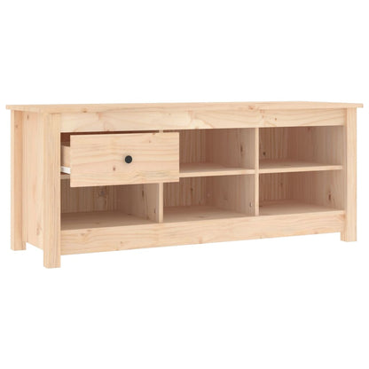 Mueble Zapatero De Madera Maciza De Pino 110x38x45,5 Cm / Vetonek_2