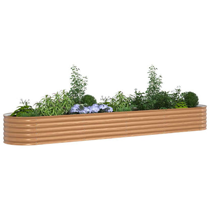 Cama Elevada Marrón 400 X 80 X 44 Cm Acero_2
