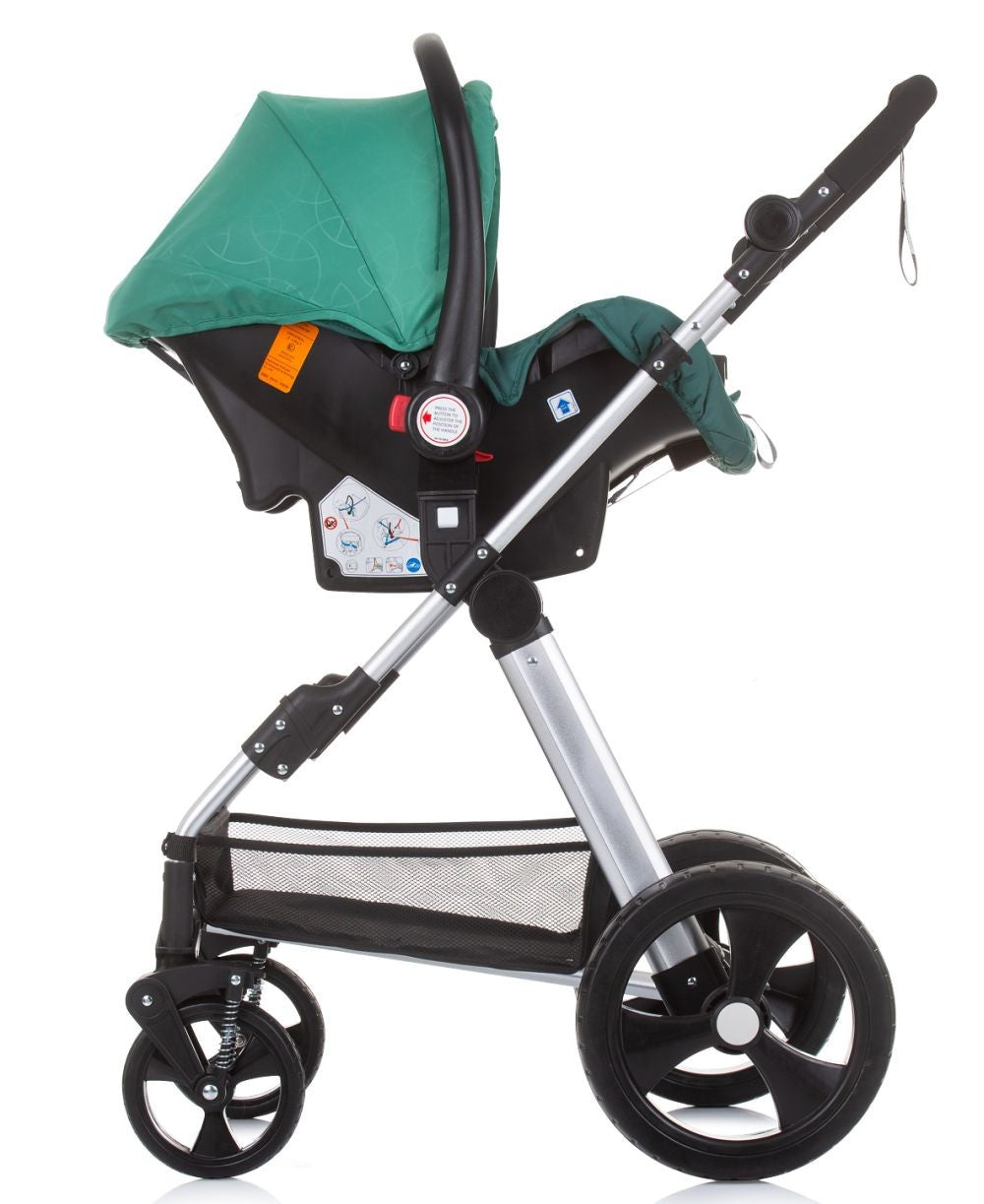 Carrito De Bebé Havana Trío Convertible Hasta 22 Kg Con Bolso Y Mosquitera Aloe_4