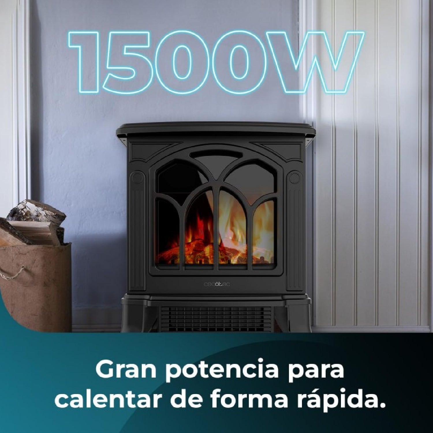 Cecotec Chimenea Eléctrica Readywarm 1500 Flames_2