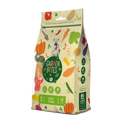 Garden Bites Veggie Friends Snack para perros S 18 uds Duvo