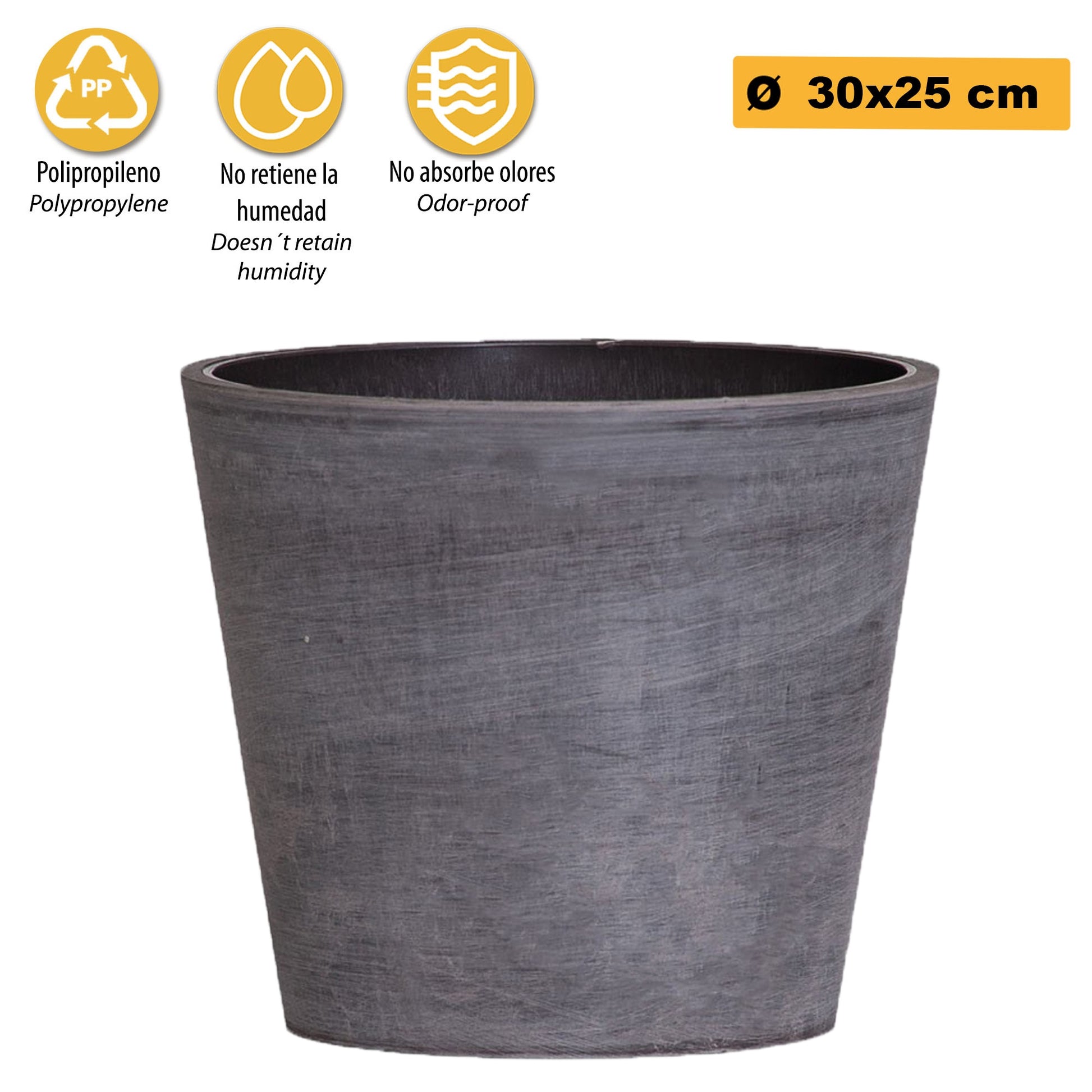 Maceta Tipo Cono Truncado Ø 30 Cm_2
