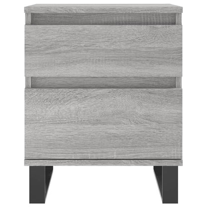 Mesita De Noche 2 Uds Madera Ingeniería Gris Sonoma 40x35x50 Cm_4