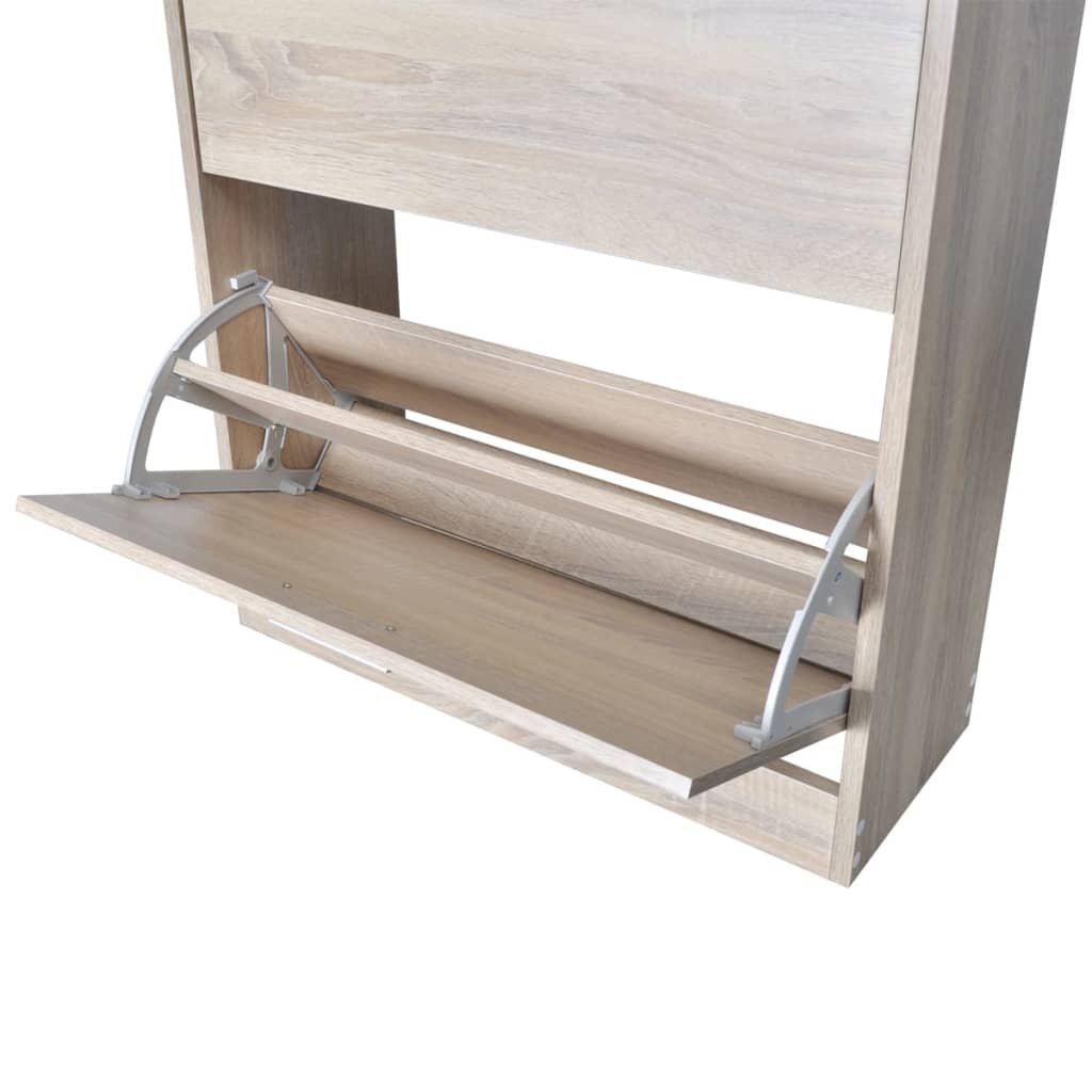 Mueble Zapaterocolor Roble Con 2 Compartimentos / Vetonek_2