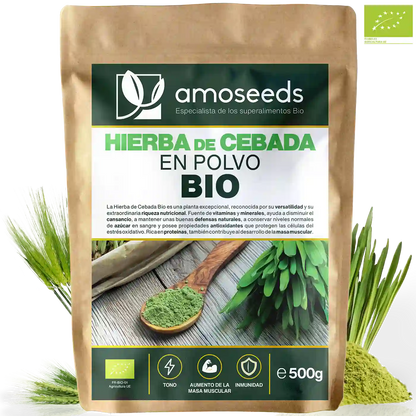 Hierba De Cebada En Polvo Bio 500g_0