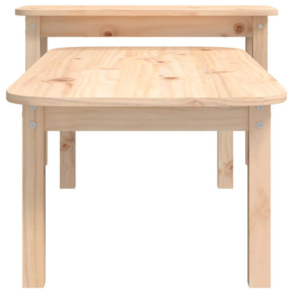 Juego De Mesas De Centro 2 Piezas Madera Maciza De Pino_4