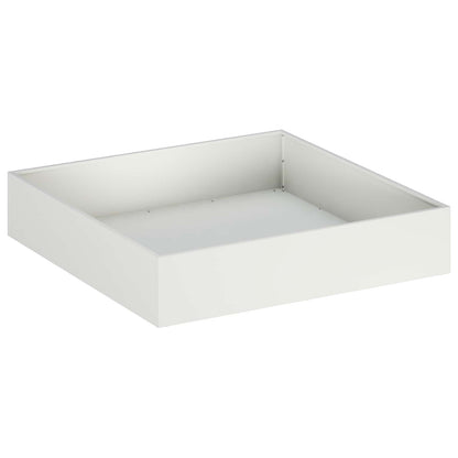 Macetero De Jardín Blanco 80 X 80 X 20 Cm_0