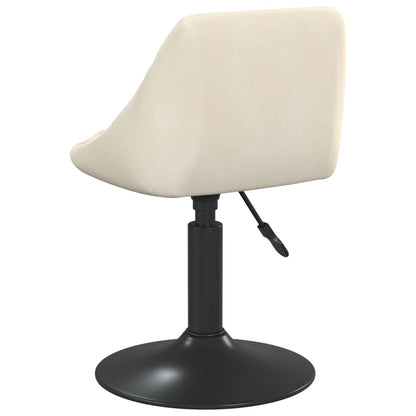 Taburete De Cocina De Terciopelo Crema_3