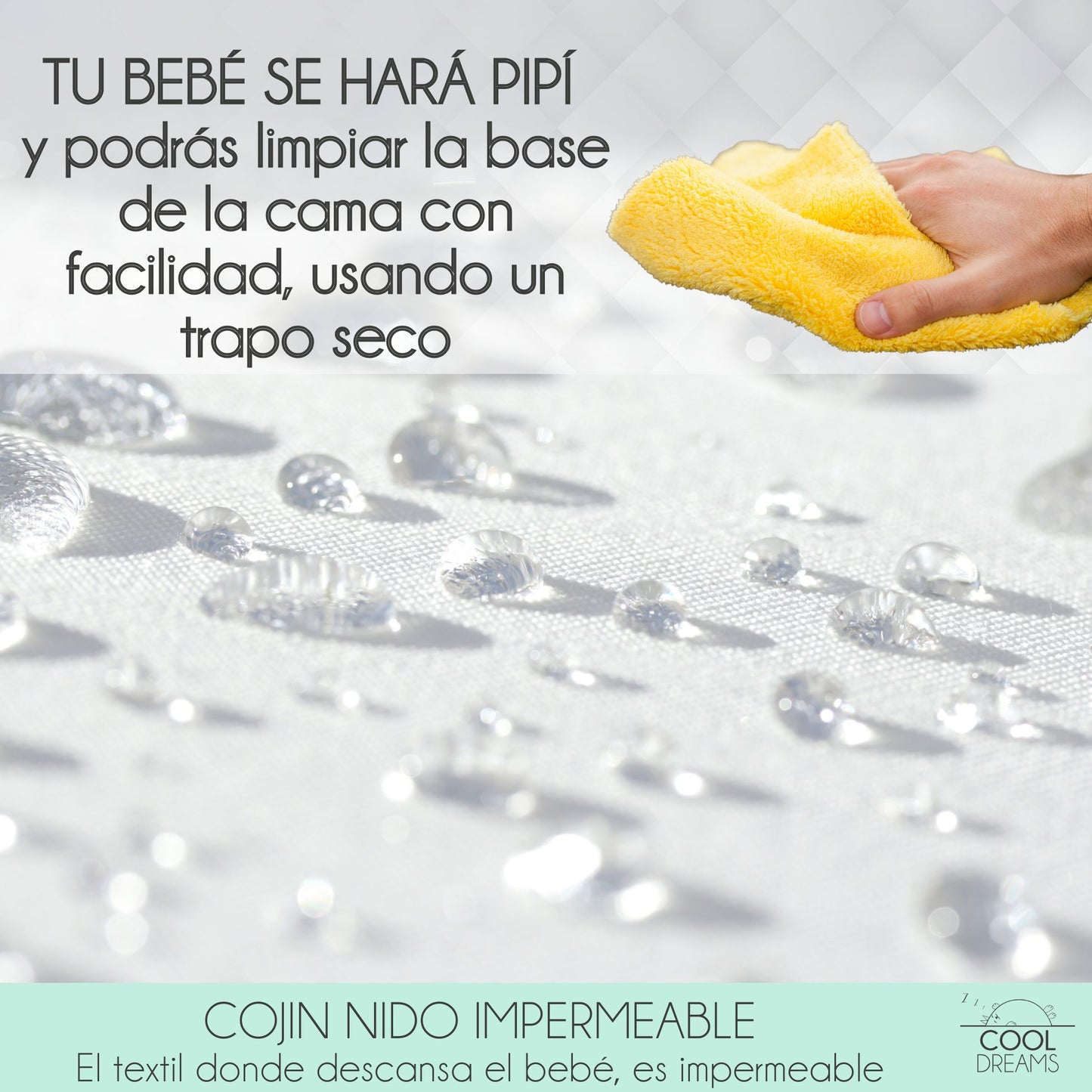 Cojín Nido Reductor De Base Impermeable Zenith Granite