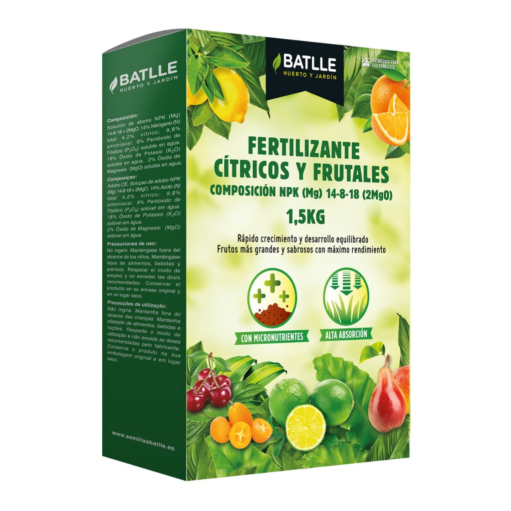 Fertilizante cítricos y frutales Batlle 1,5 kg