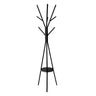 Perchero Madera Y Metal Mdf Negro H.180cm
