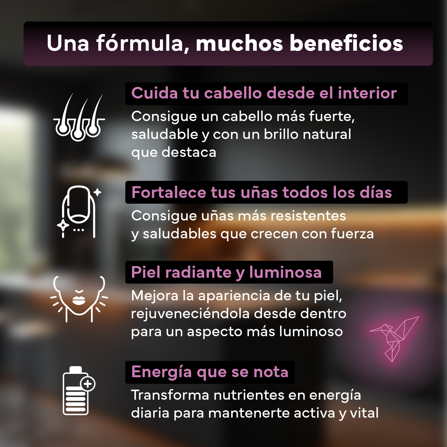 Biotina 10,000 Mcg Sevens Nutrition. Fortalece Cabello, Piel Y Uñas._2