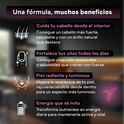 Biotina 10,000 Mcg Sevens Nutrition. Fortalece Cabello, Piel Y Uñas._2