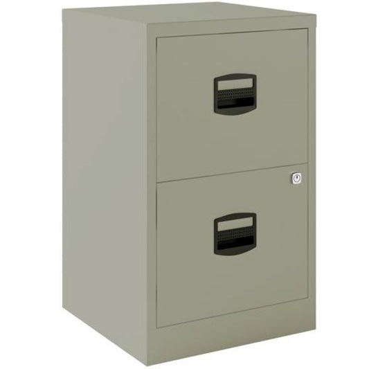 Cajonera Bisley Pfa 2 Cajones Archivo. Fija. 40cm Gris_0