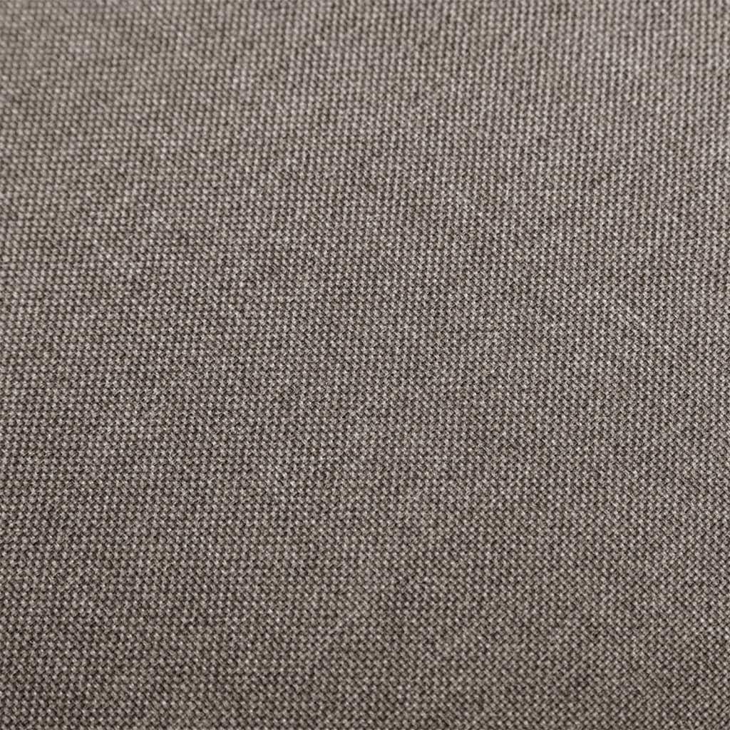Taburetes De Cocina 2 Unidades Tela Gris Taupe_5