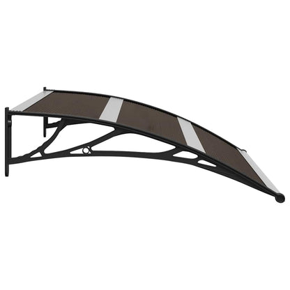 Marquesina De Puerta Pc Negro 120x75 Cm_4