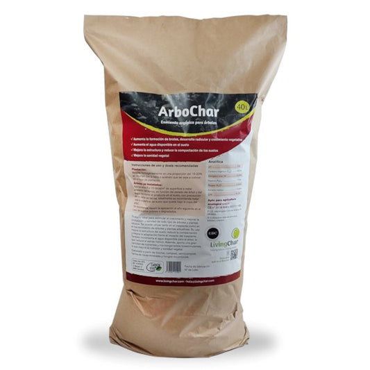 Arbochar - Enmienda con biochar para árboles- LivingChar 40L_0