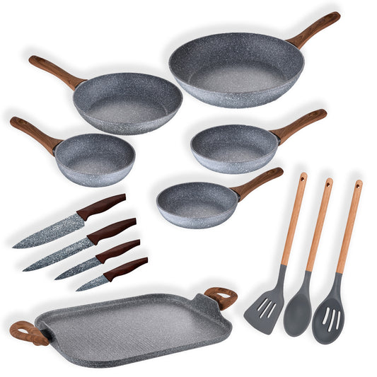 Pack 6 Sartenes + Utensilios De Cocina San Ignacio Daimiel