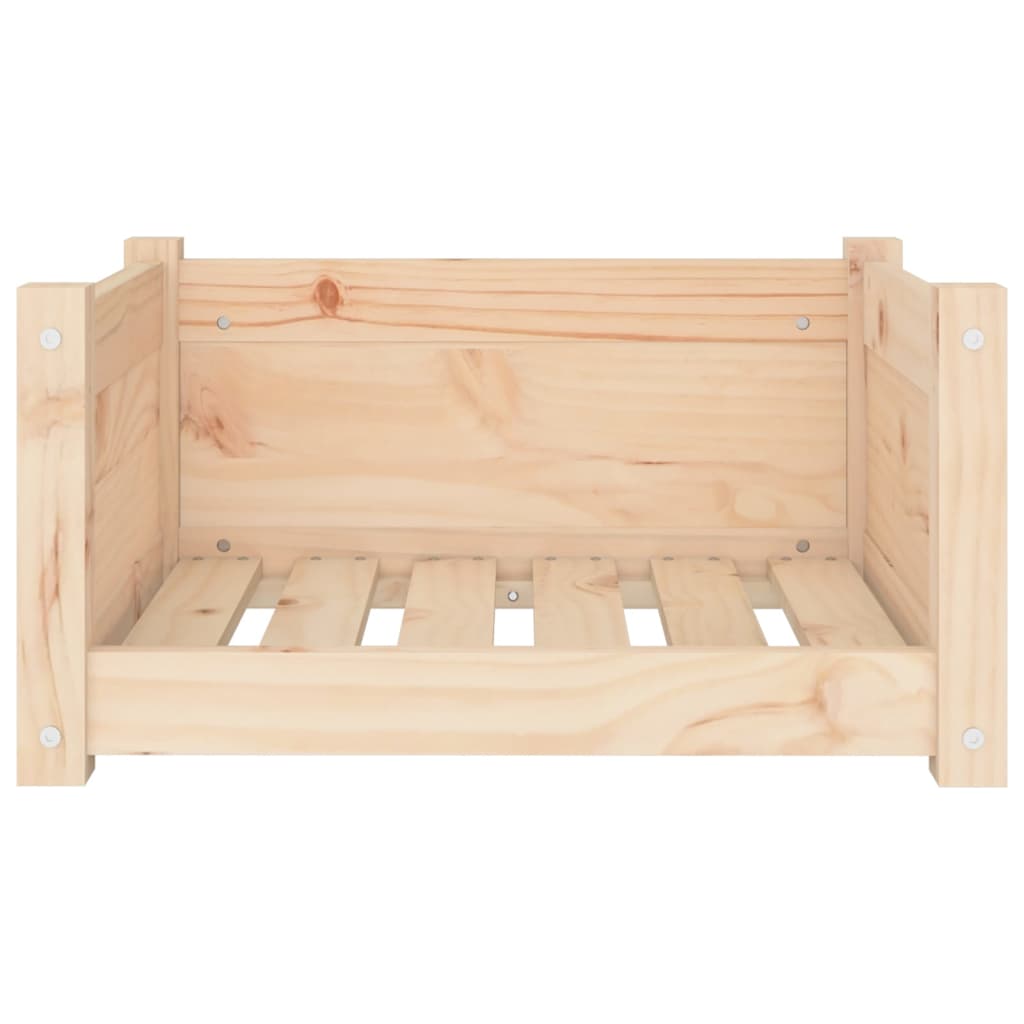Cama Para Perros Madera Maciza De Pino 55,5x45,5x28 Cm / Vetonek_5