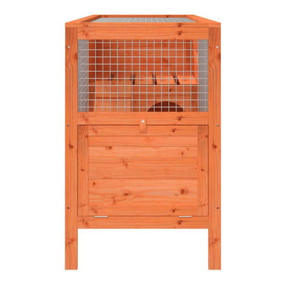 Vidaxl Conejera De Madera Maciza De Pino Marrón 103x44x69,5 Cm_4