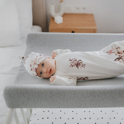 Funda De Cambiador Universal De Algodón Melange Light Grey