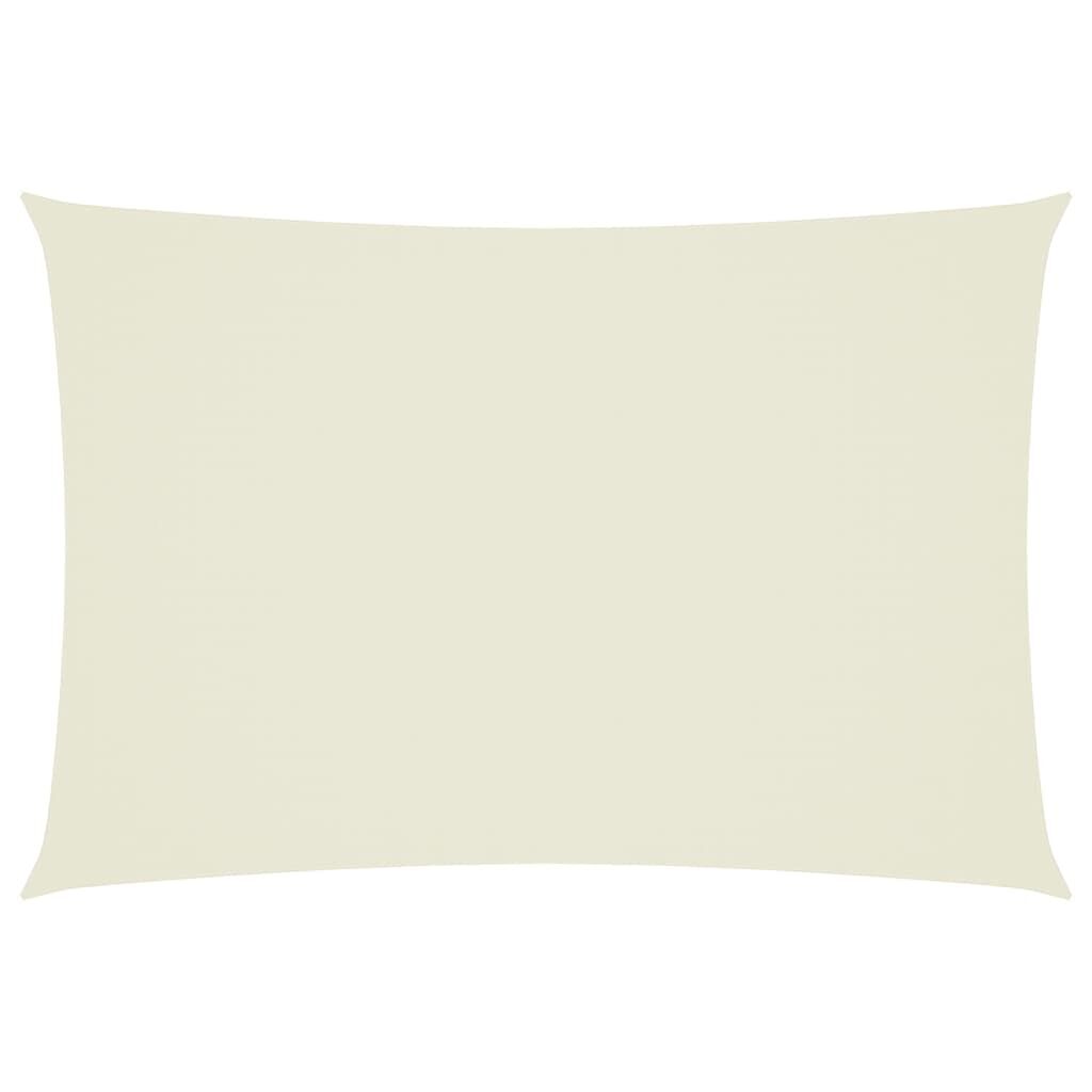 Vidaxl Toldo De Vela Rectangular Tela Oxford Color Crema 3x5 M_0