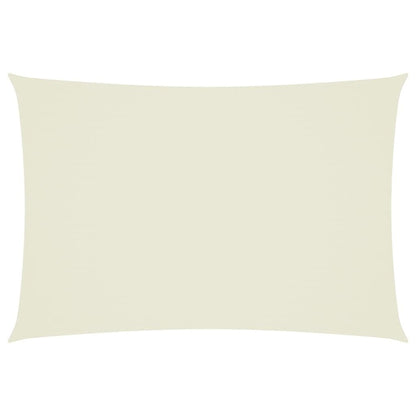 Vidaxl Toldo De Vela Rectangular Tela Oxford Color Crema 3x5 M_0