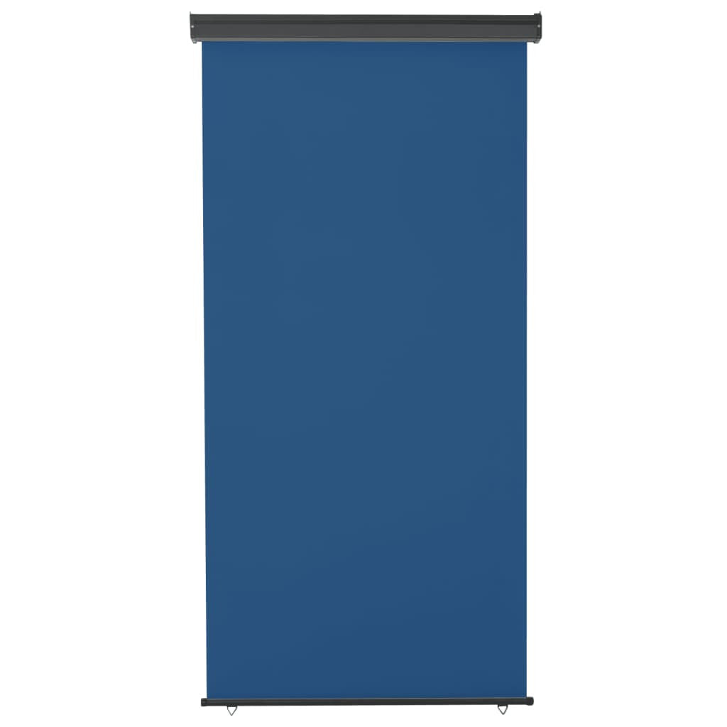 Vidaxl Toldo Lateral De Balcón Azul 122x250 Cm_1