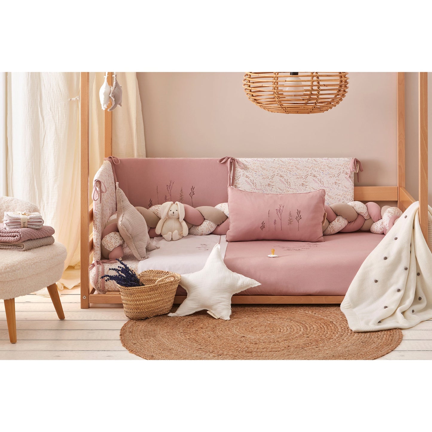 Niza Protector Trenza Chichonera Para Bebé 230 Cm_2