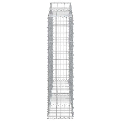 Cestas De Gaviones 2 Uds Forma De Arco Hierro 200x30x120/140cm_4