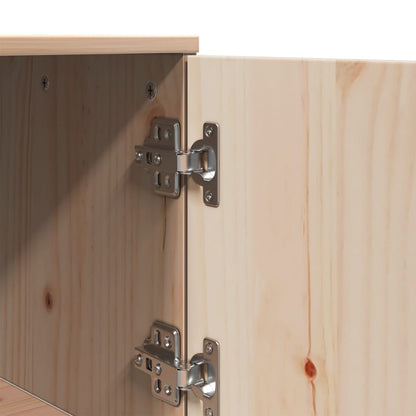 Aparador De Madera Maciza De Pino 67x40x108,5 Cm / Vetonek_2