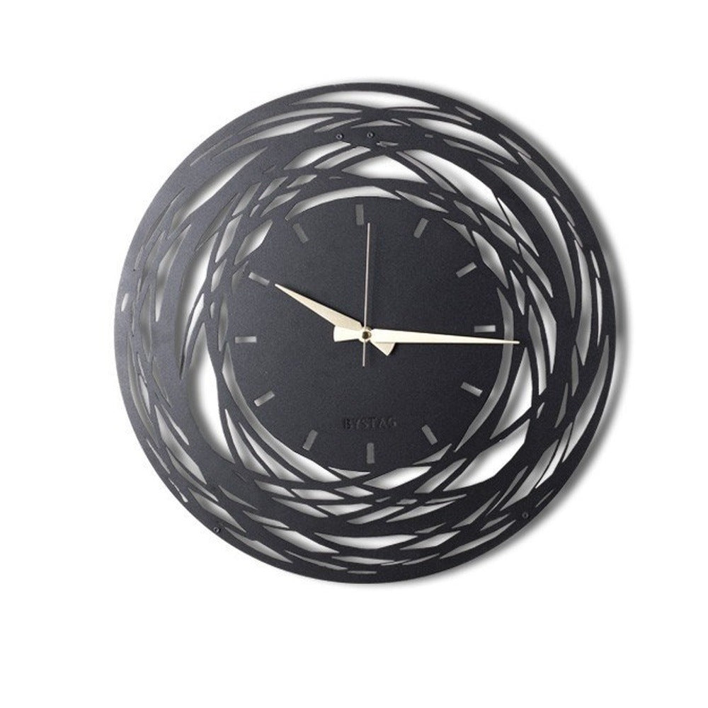 Reloj De Pared Metal Rotacione 50x50