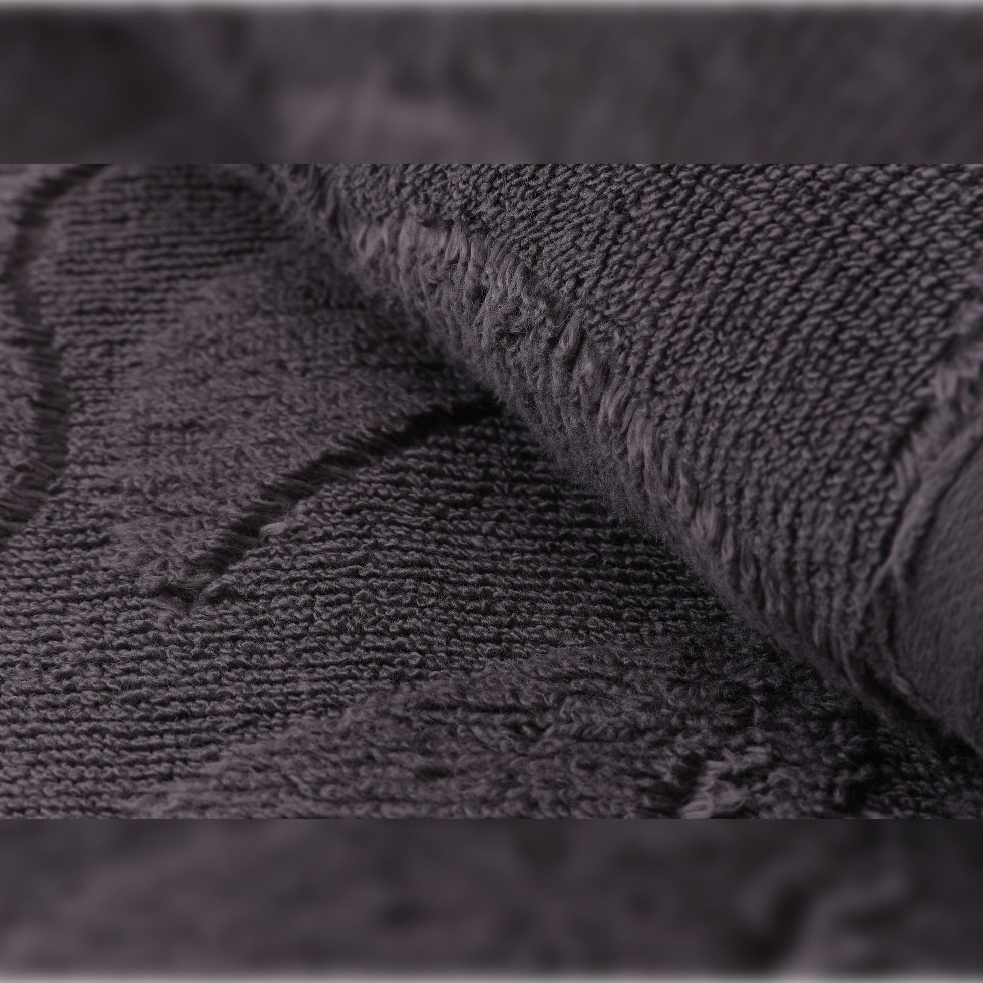 Juego De Toallas De Mano (2 Piezas) Gris Oscuro_4