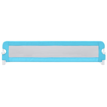 Vidaxl Barandilla De Seguridad Cama De Niño Poliéster Azul 180x42 Cm_2