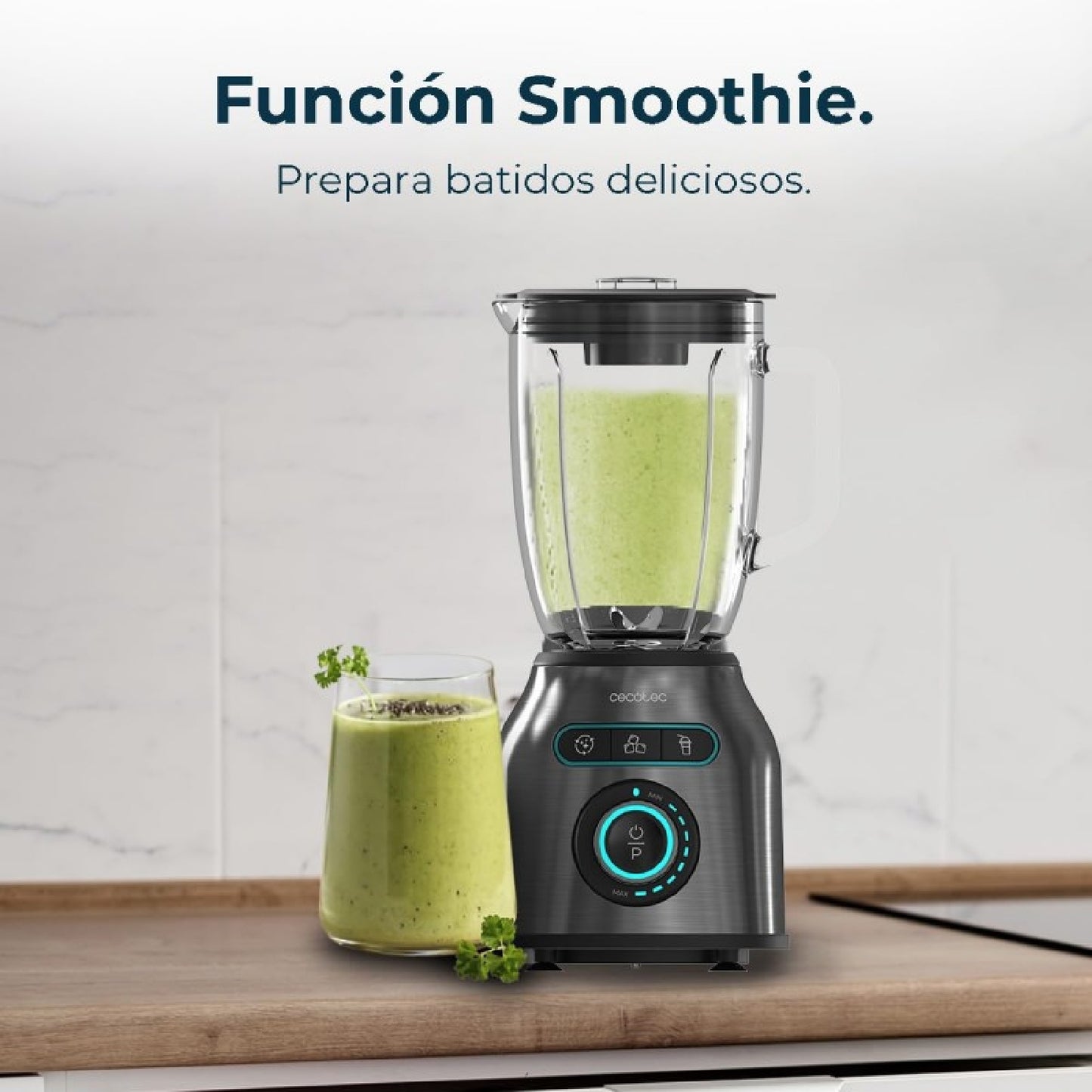 Cecotec Batidora De Vaso Power Black Titanium 2200max Smooth_2