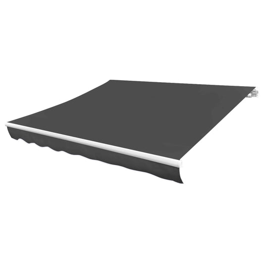 Tela De Repuesto Para Toldo Gris 6x3 M Poliéster_0