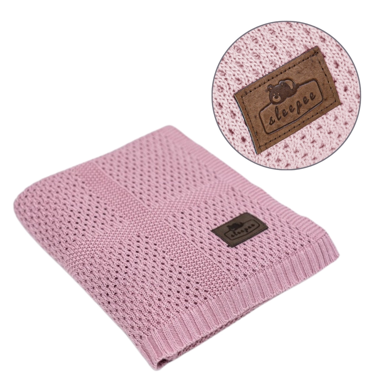 Manta De Bebe Light Bambú Pink